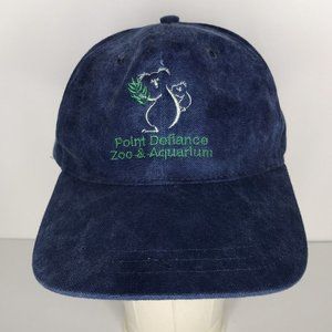 Vintage Point Defiance Zoo & Aquarium Blue Adjustable Hat